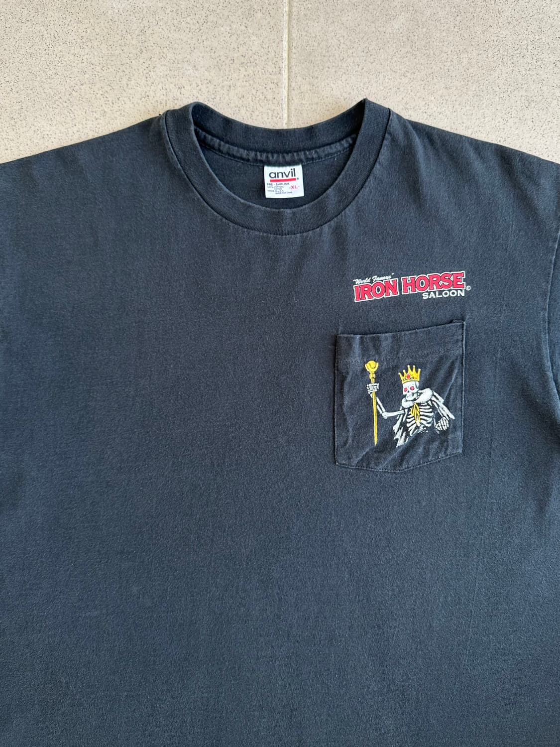 90s 빈티지 아이언호스 바이커 티셔츠 Iron Horse 상품이미지4