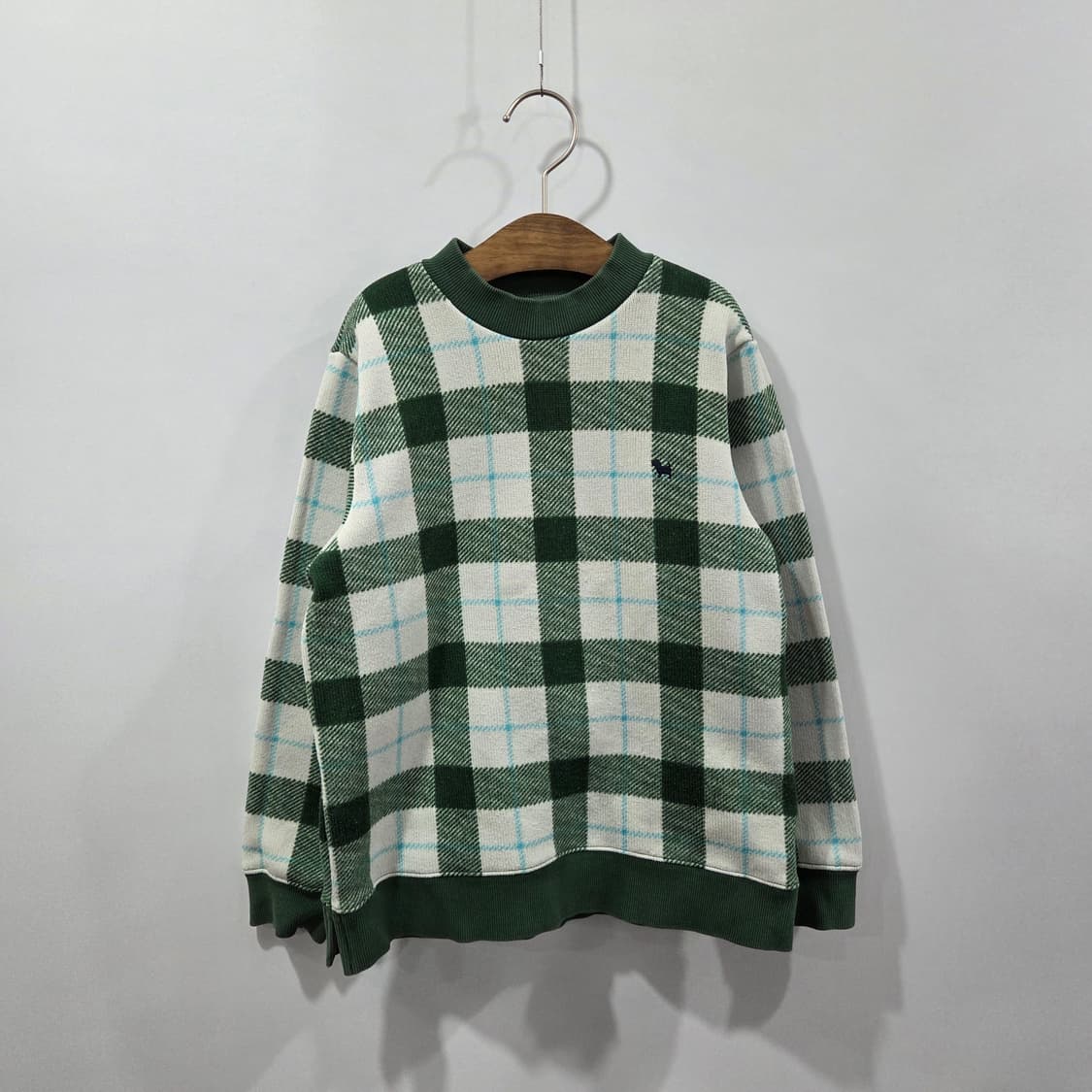 블루독 키즈 타탄체크 맨투맨 145  상품이미지1