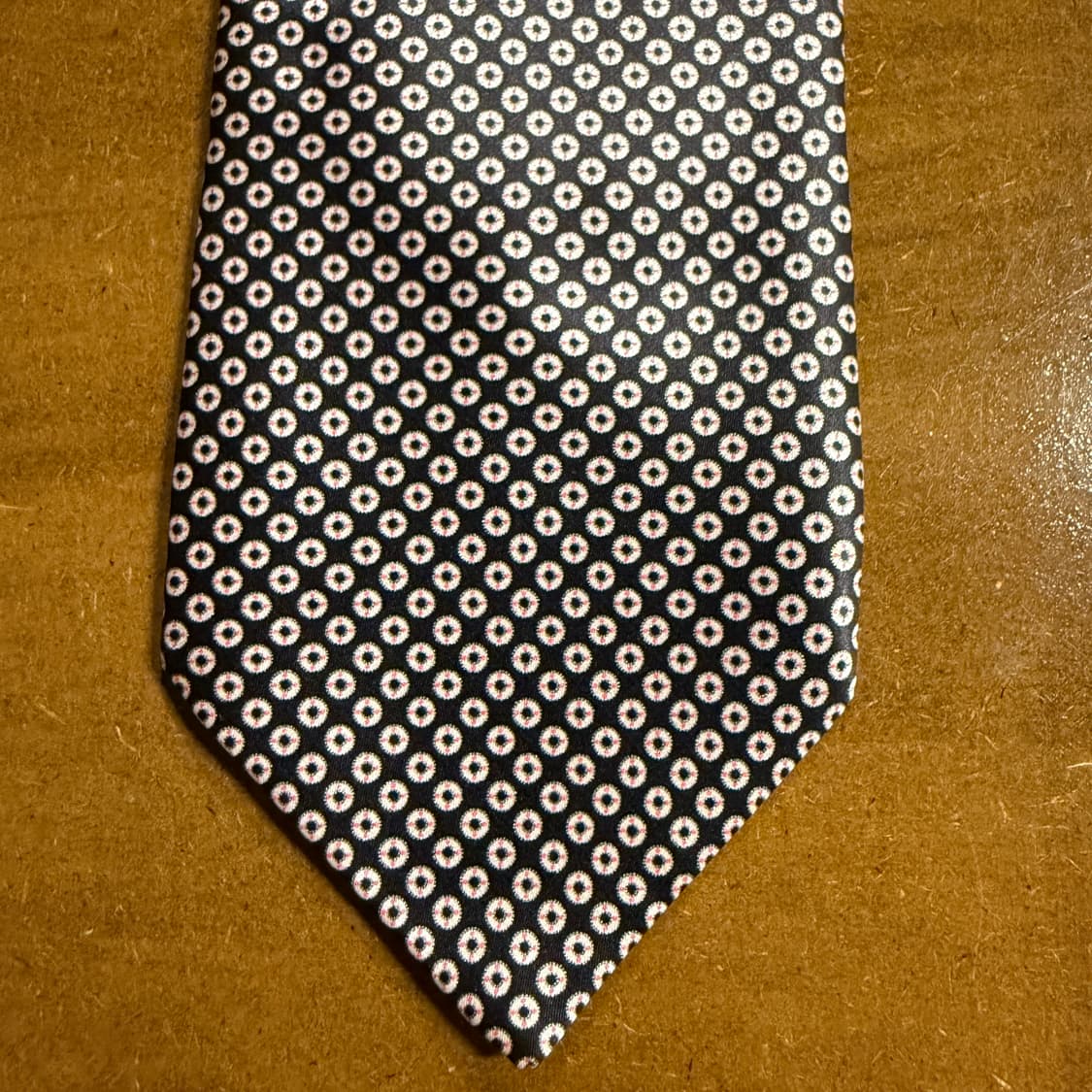 스테파노리치 STEFANO RICCI 실크 패턴 넥타이 블랙 9.2cm 상품이미지5