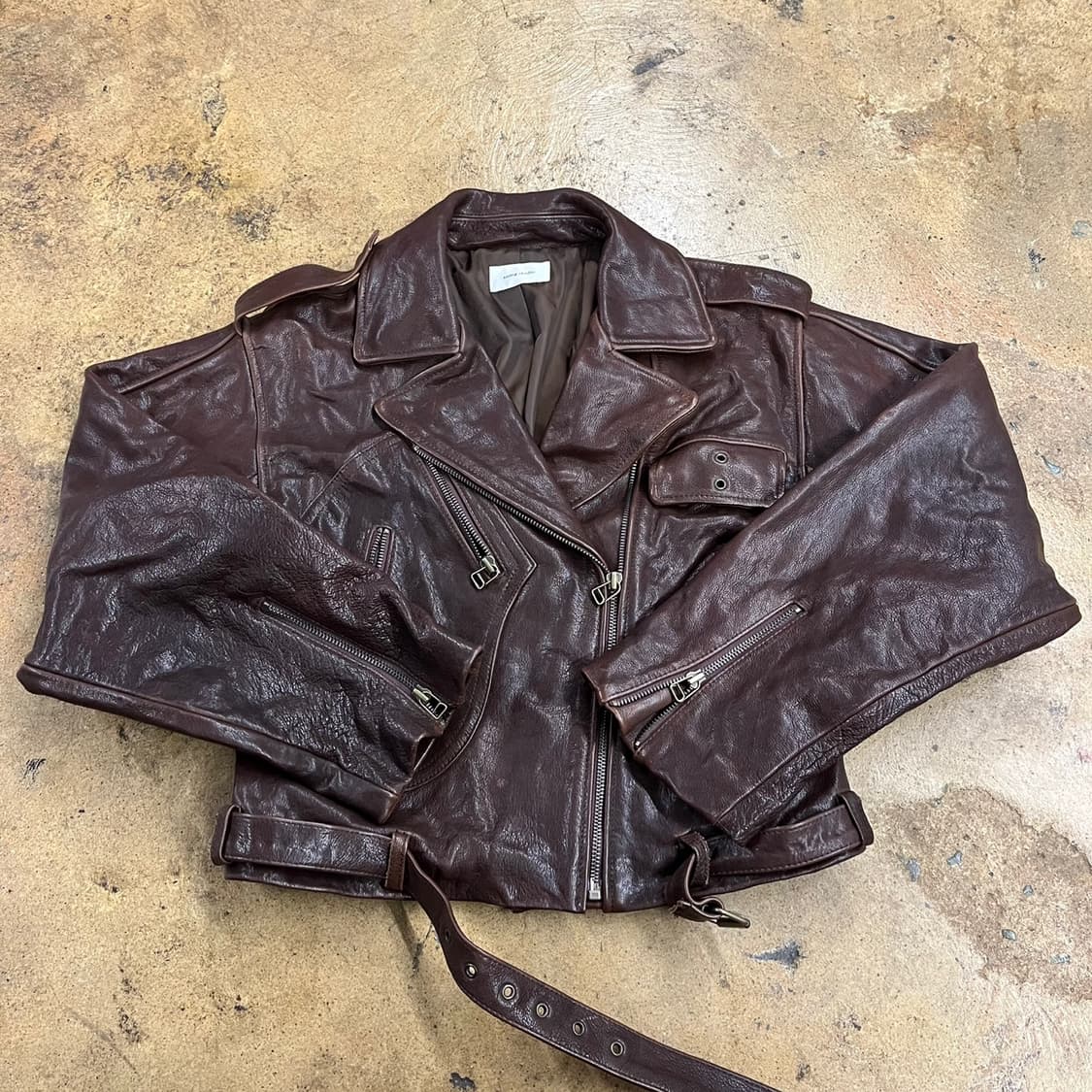 [정품] ssong studio 소가죽 라이더 자켓 b17 상품이미지2