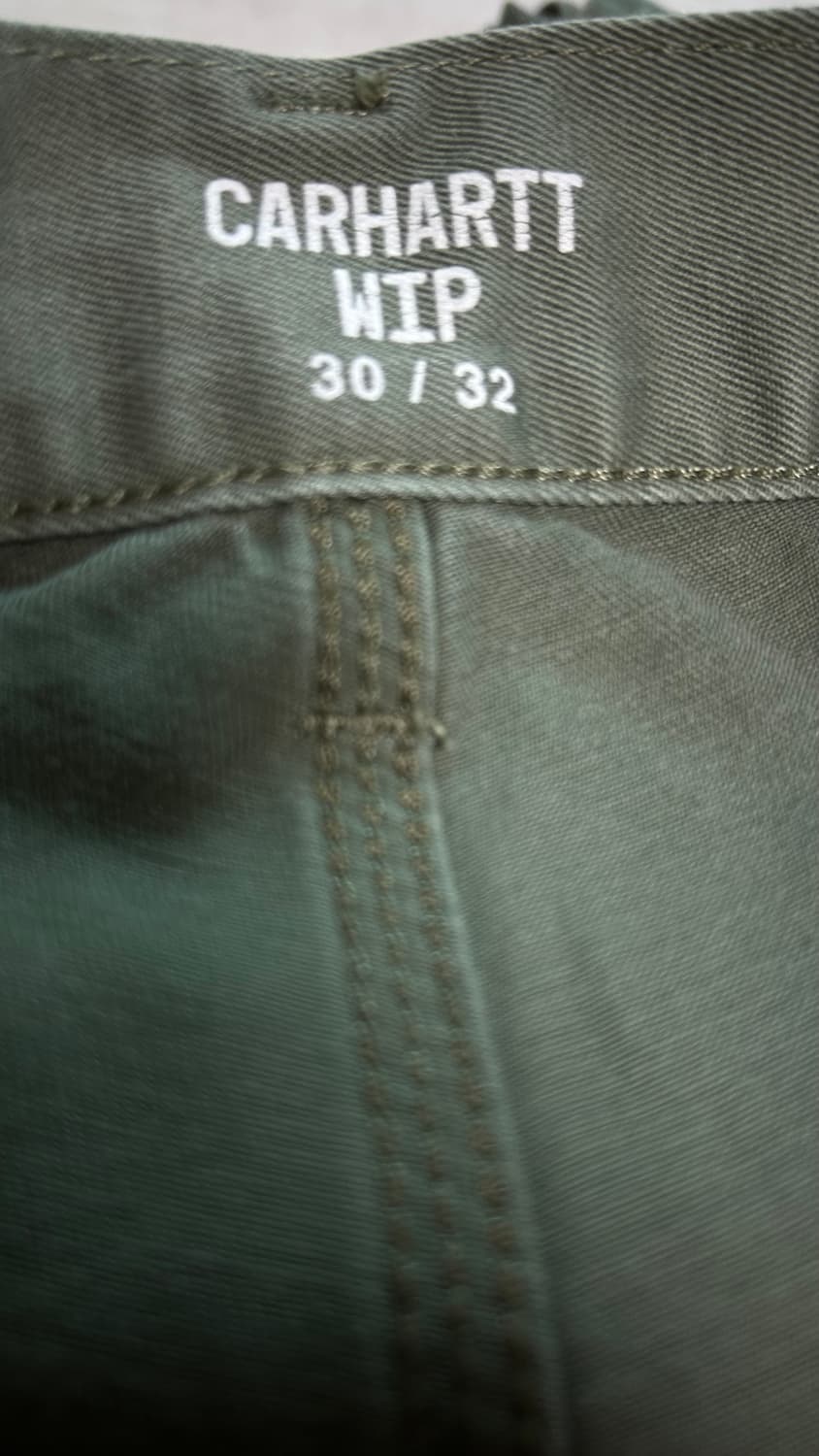 칼하트윕 싱글니 카펜터팬츠 모스그린 30/32사이즈 상품이미지6