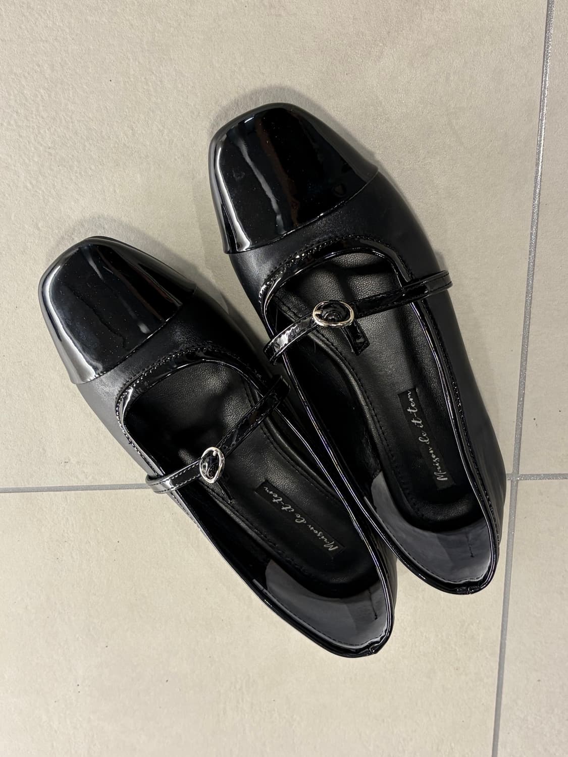 블랙 메리제인 플랫슈즈 상품이미지4