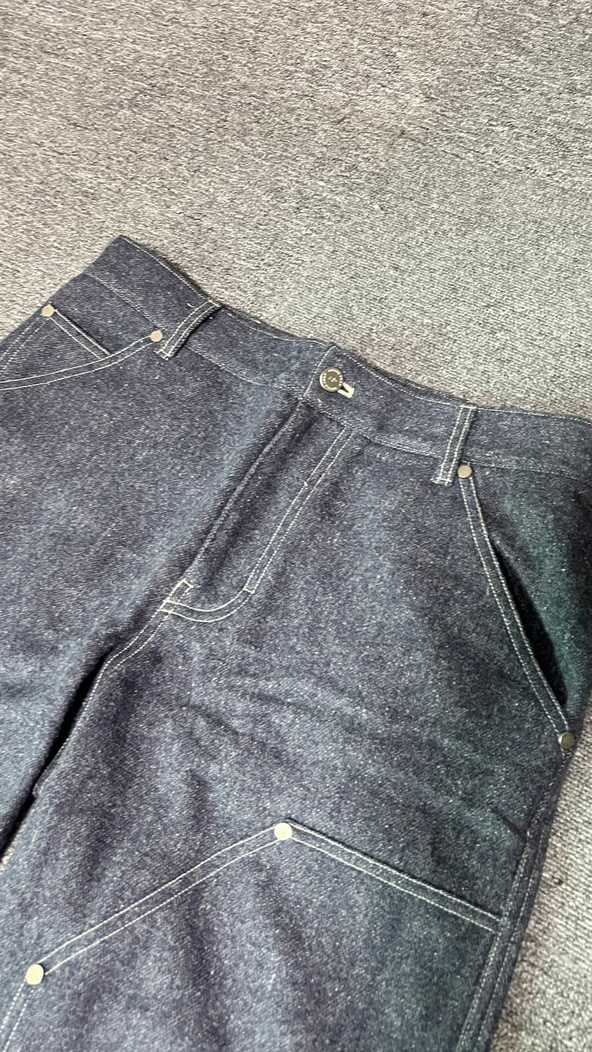 애프터프레이 카펜터 울 워크 팬츠 인디고 (M) 상품이미지1