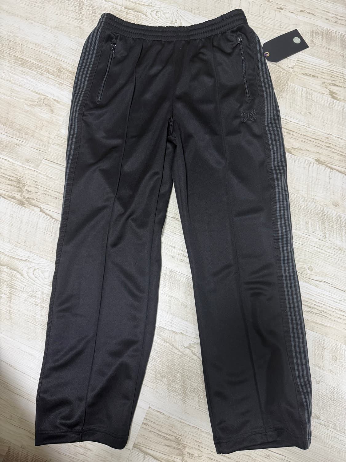 새상품) 니들스 트랙팬츠 폴리 스무스 블랙 m사이즈 상품이미지2