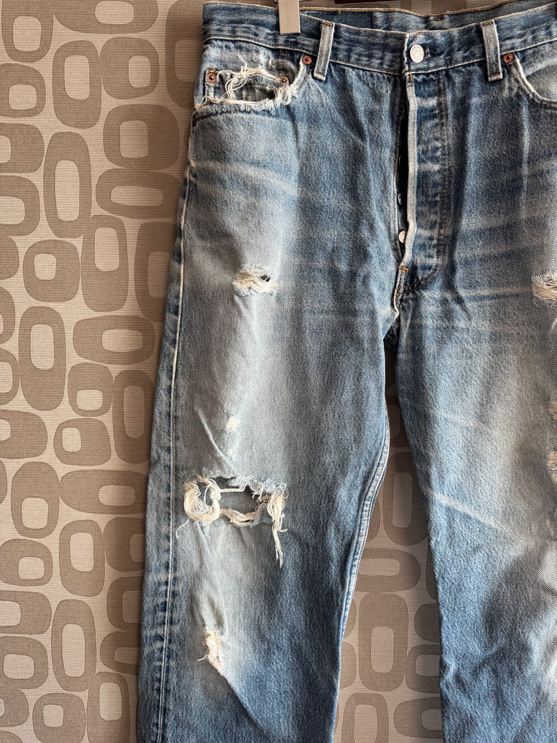 Levi's 리바이스 USA 빈티지 501 커스텀 데님 청바지 상품이미지2