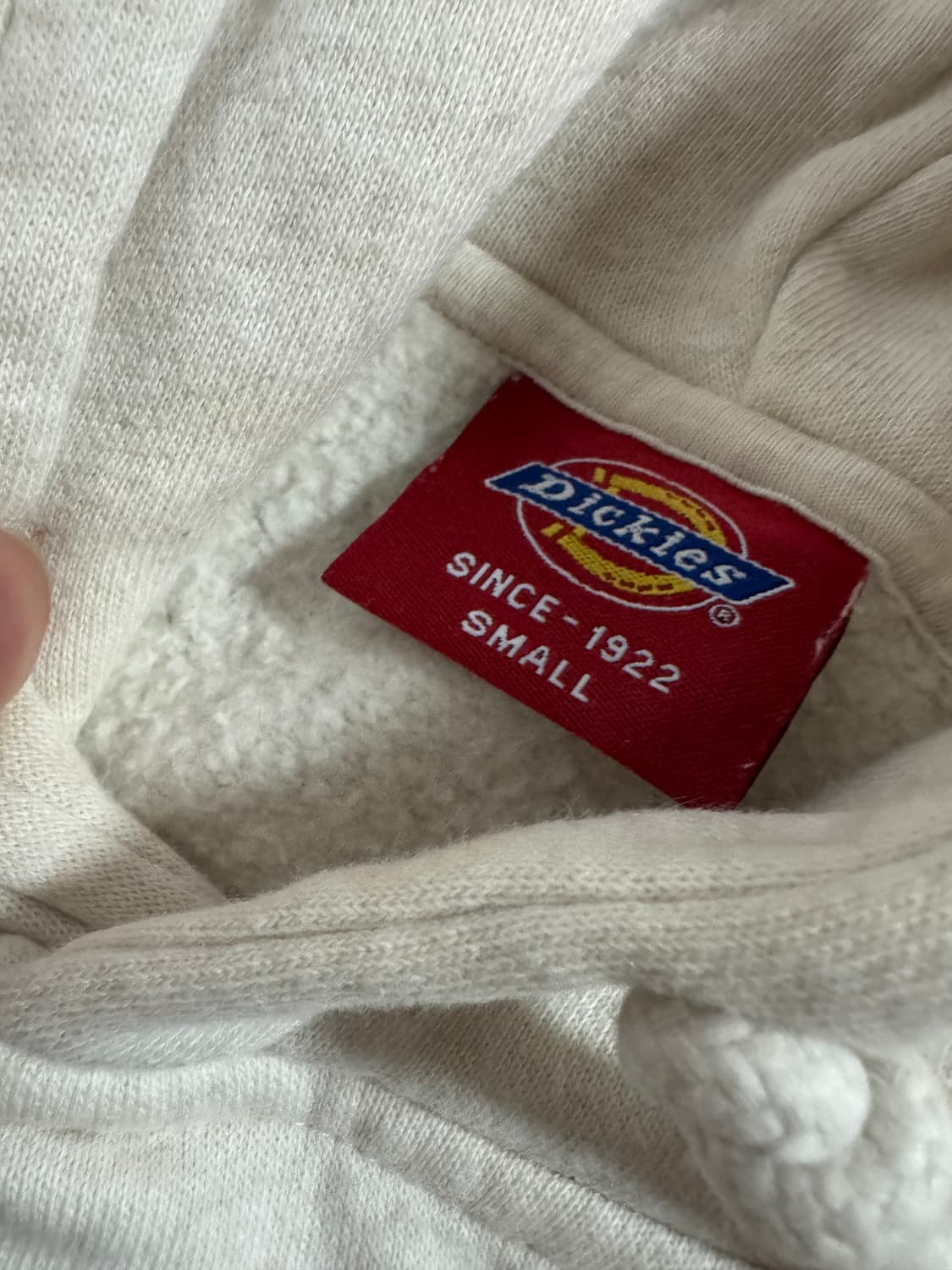 디키즈 Dickies 크림 기모 스웻 후드티 상품이미지3