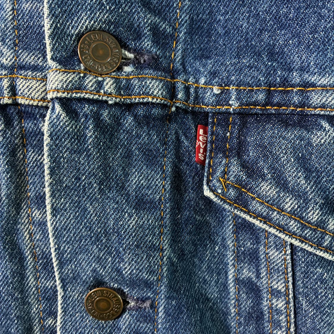 Levi's  리바이스 레드탭 70506 알래스카 자수 데님 트러커 자켓 상품이미지5