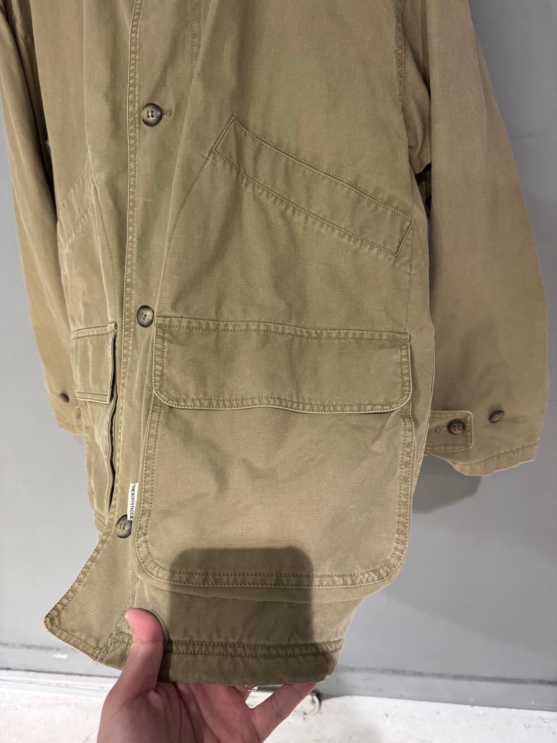 90s 노스페이스 코듀로이 카라 헌팅자켓  상품이미지4