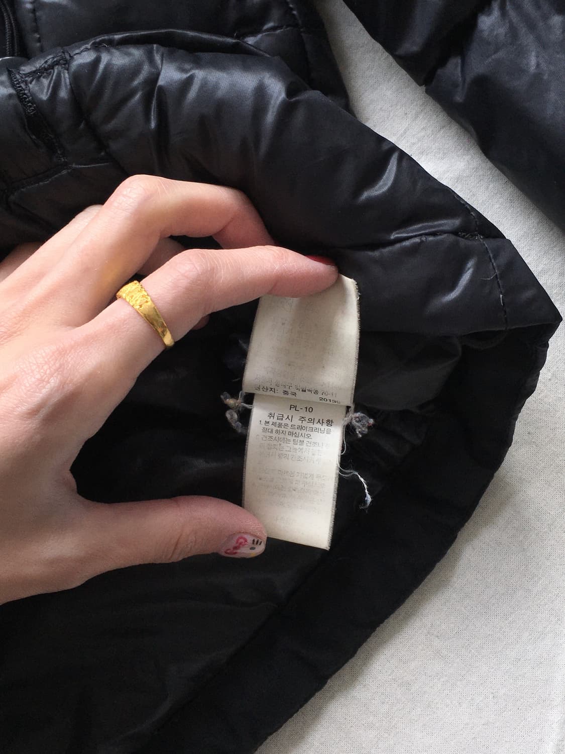 노스페이스 가슴로고 눕시패딩 상품이미지6