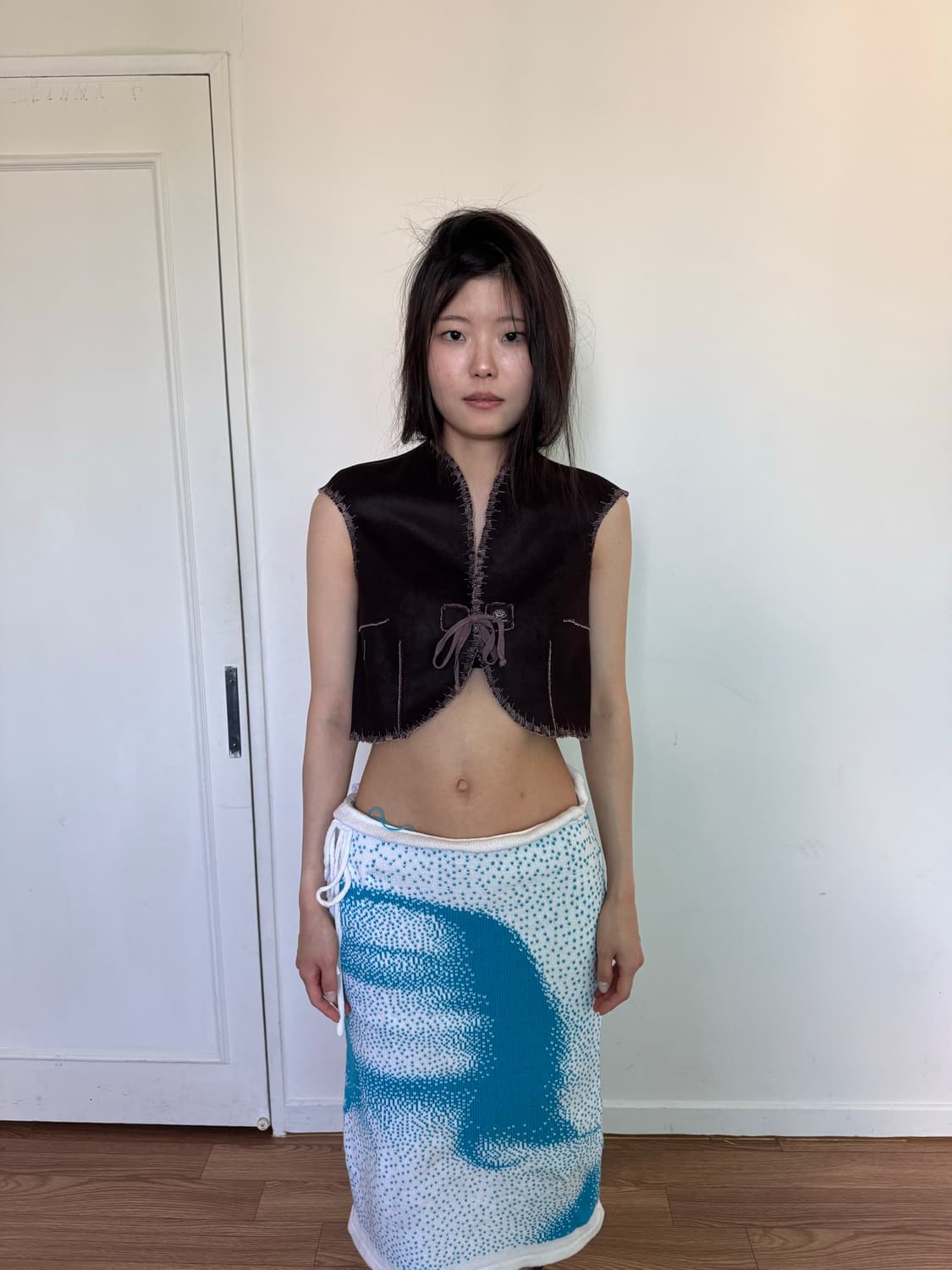 Cop Copine 스웨이드 베스트 상품이미지8