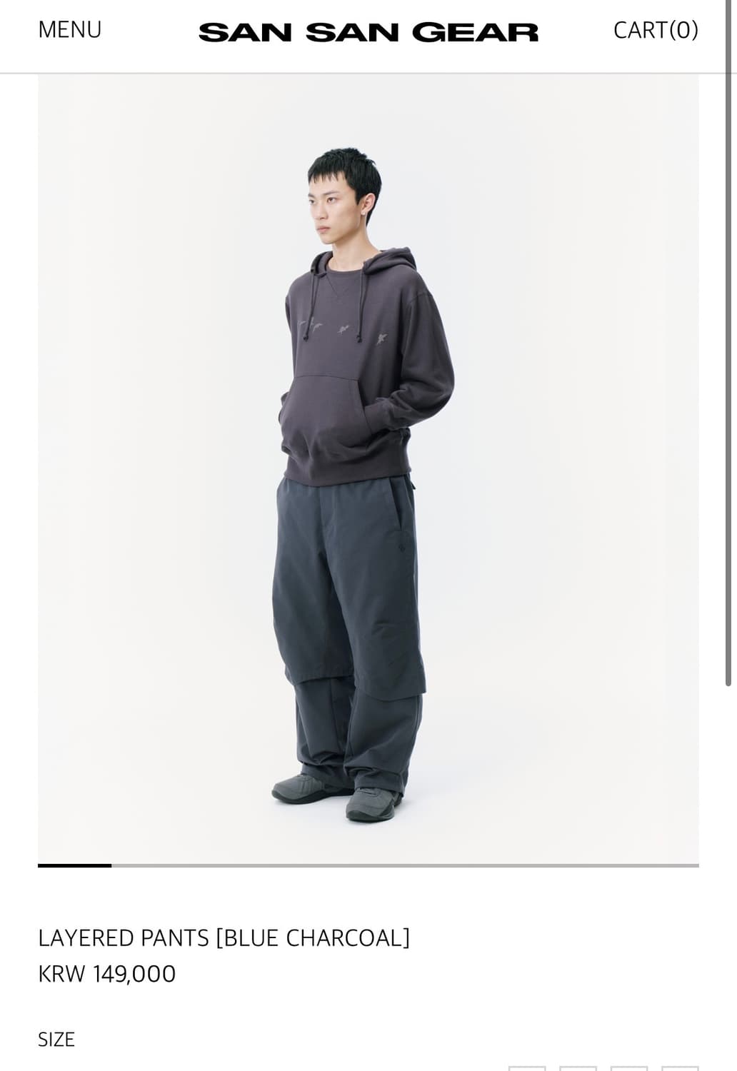 산산기어 레이어드 팬츠 상품이미지1