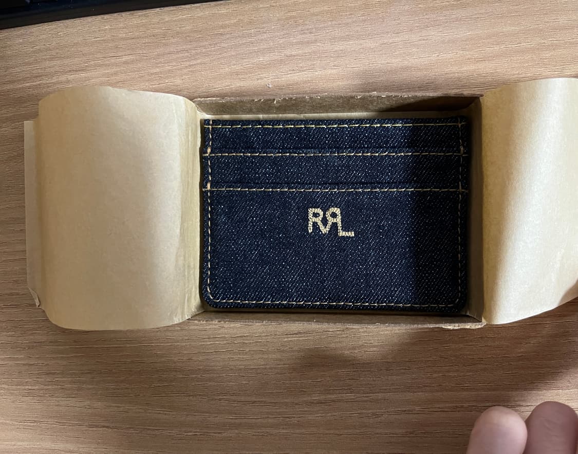RRL 인디고 데님 카드 홀더 상품이미지2