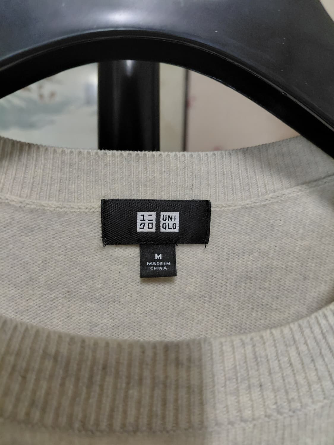 [유니클로]캐시미어100 라운드넥 니트 M(95)사이즈 상품이미지3