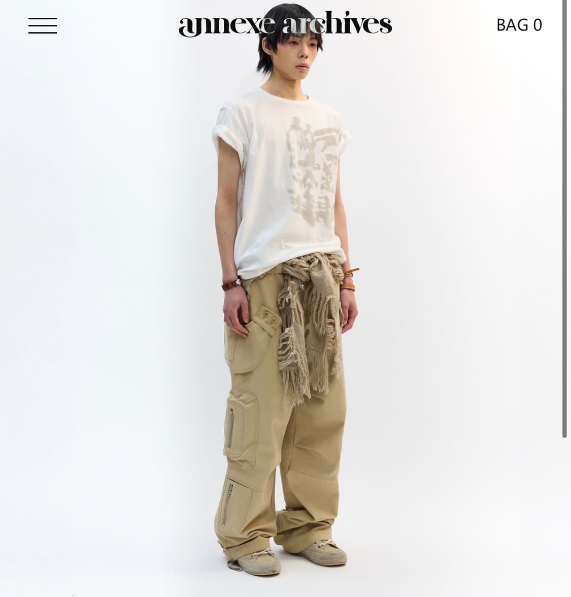 Annexe Archives CONFINE PACK PANTS BEIGE 상품이미지3
