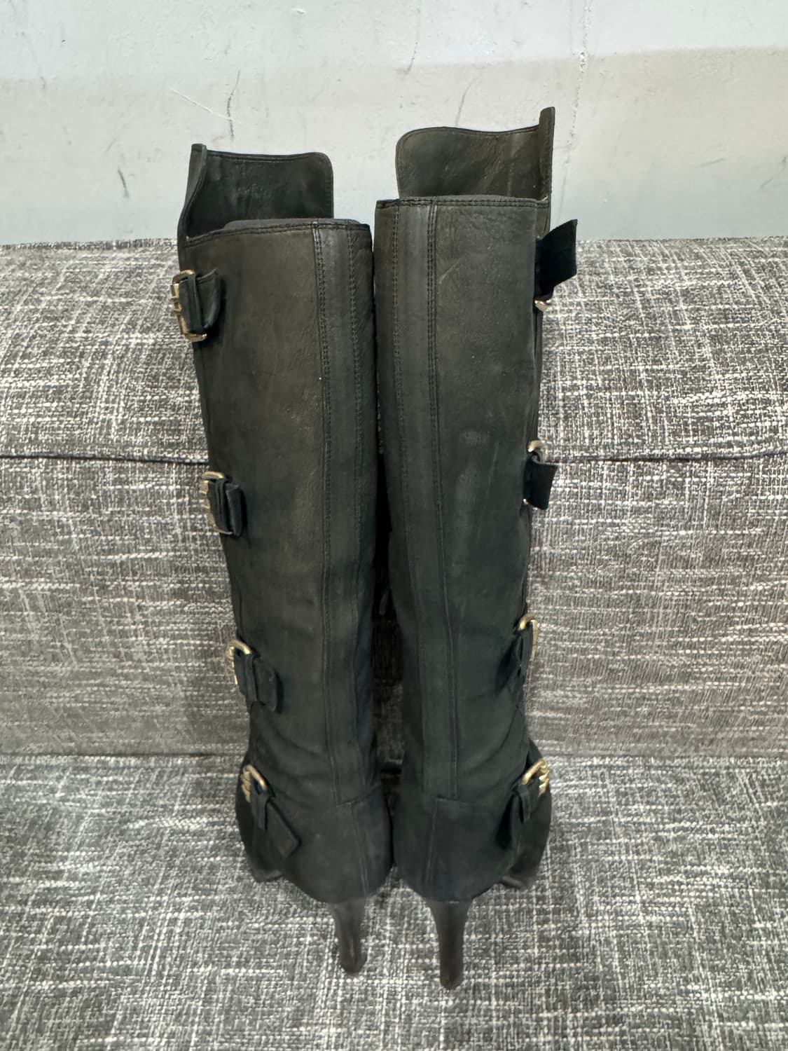 펜디 Fendi 블랙 롱부츠 37.5 정품 상품이미지5