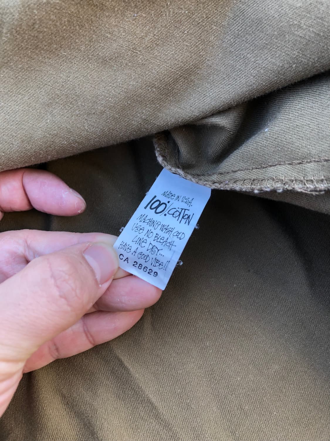 90s 올드 스투시 워크 셔츠 워크 자켓 상품이미지6