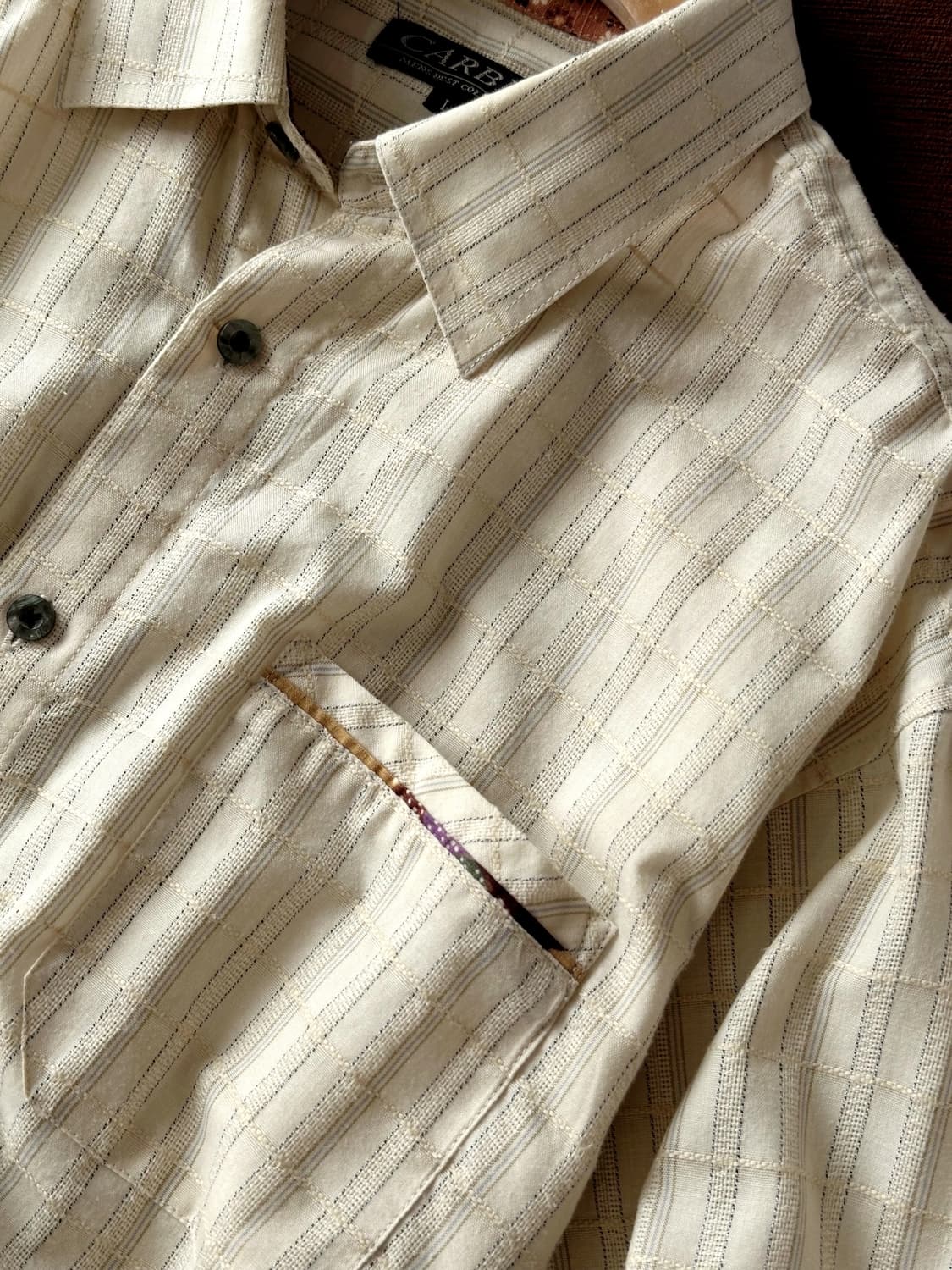 65/35 jacquard fabric design shirt 상품이미지2