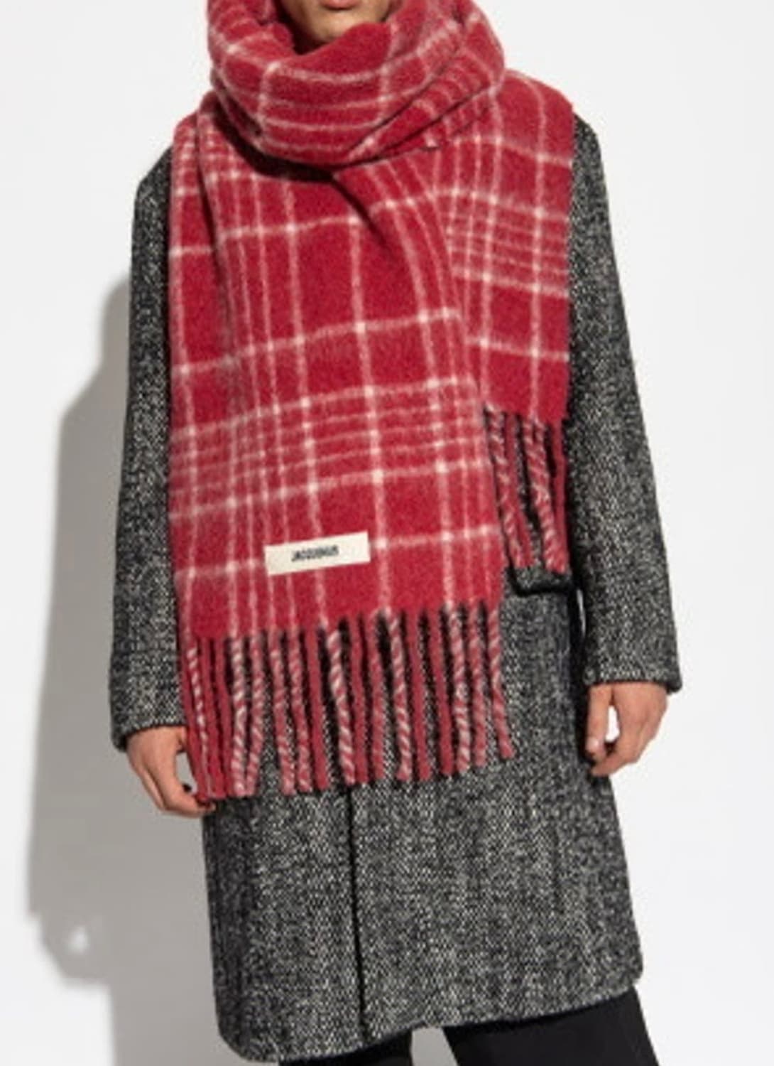 자크뮈스 자카드 체크 머플러 상품이미지2