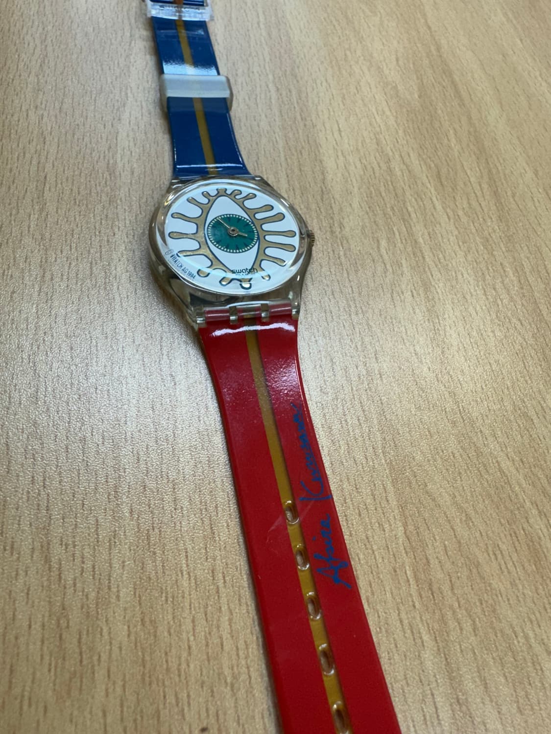 95년판)빈티지 스와치 영화 100주년 기념 구로사와 아키라 감독 상품이미지6