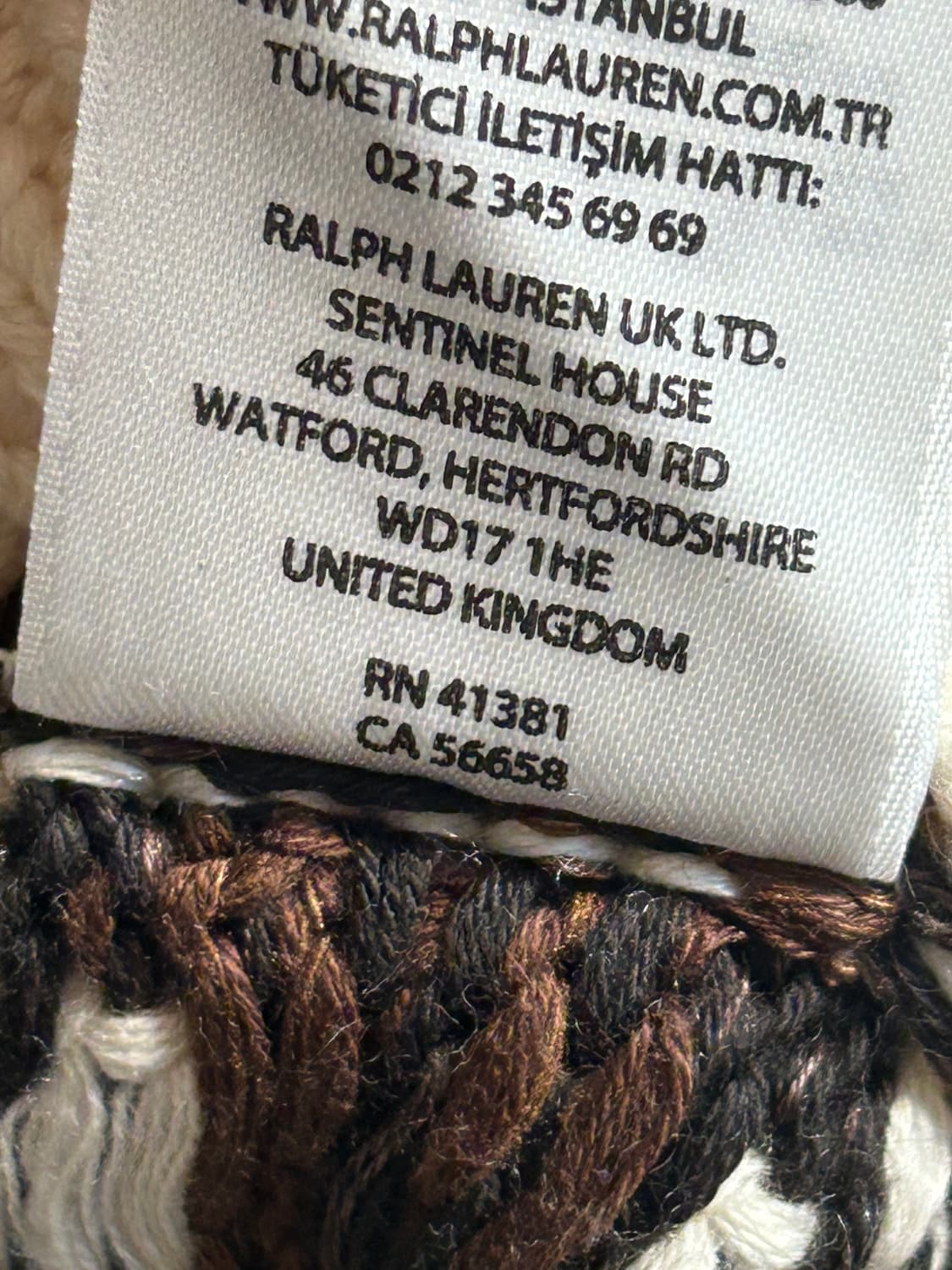 폴로 랄프로렌 패턴 크롭 니트 스웨터 상품이미지9