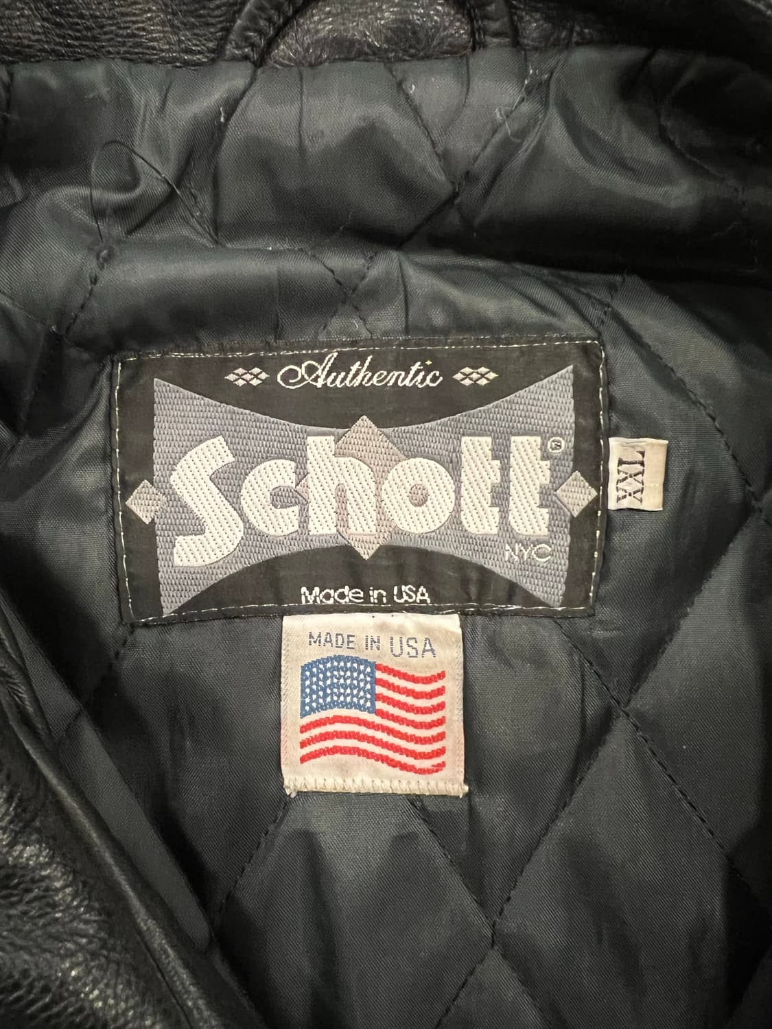 빅사이즈 Schott 쇼트 가죽자켓 2xl 상품이미지3