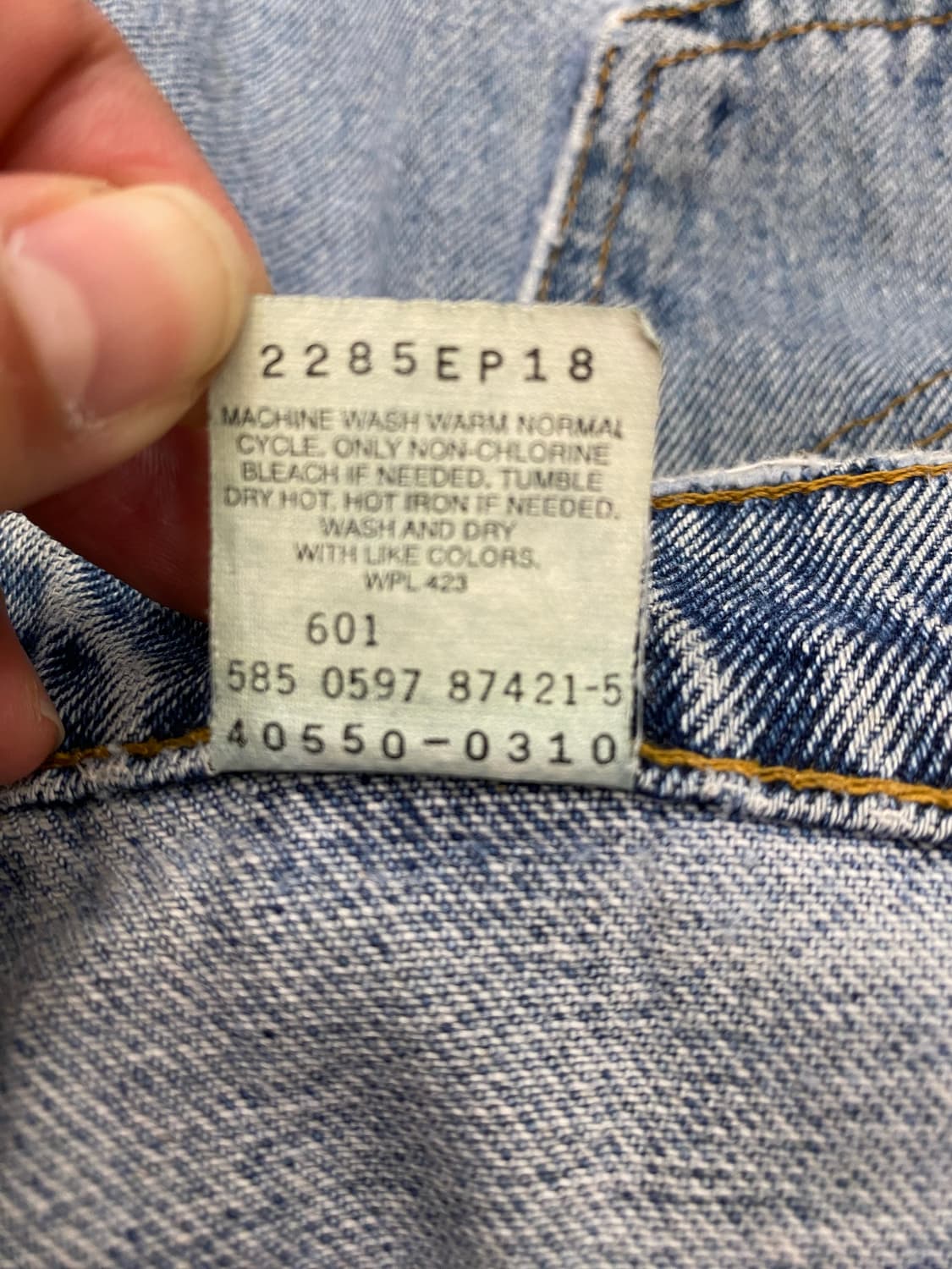 90s Levis 리바이스 550 오렌지탭 데님팬츠 상품이미지10