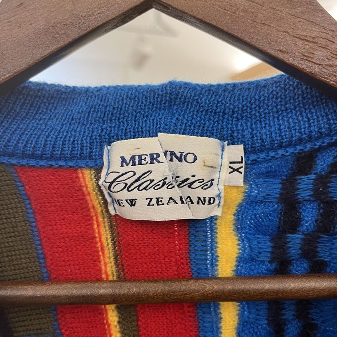 빈티지 쿠지맛 보헤미안 펑크 키치 히피 니트 가디건 XL C09938 상품이미지5