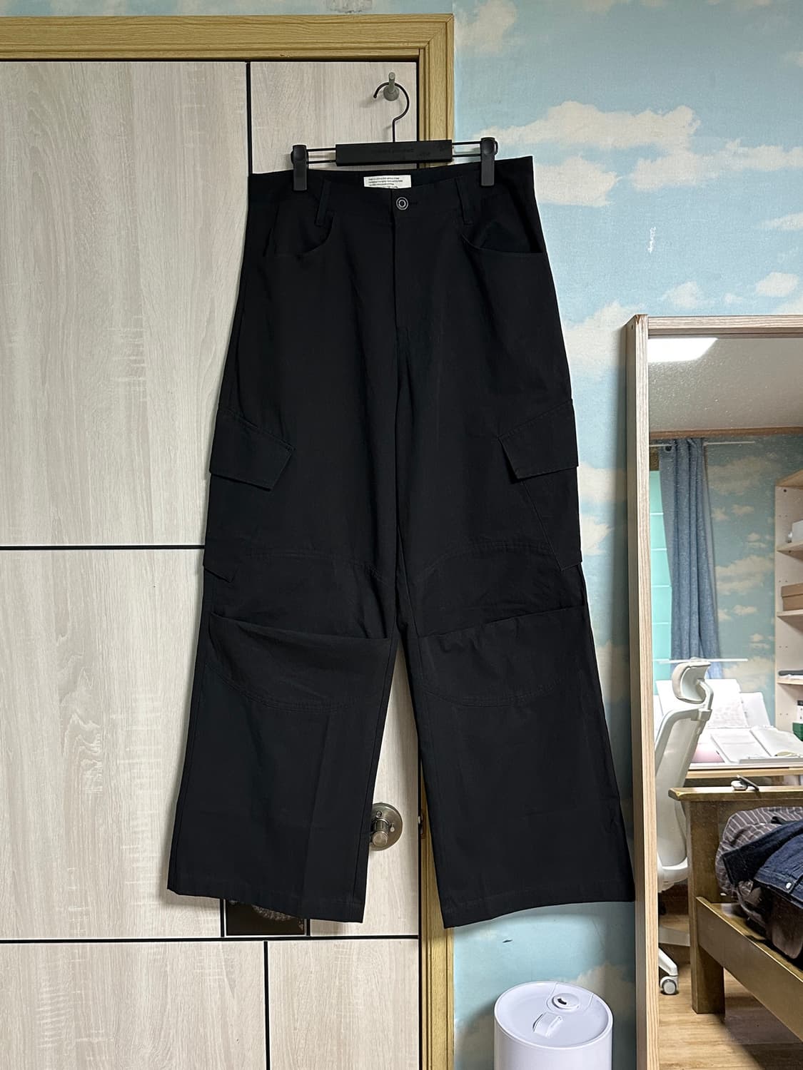 (2) 다이브인 VERN CARGO PANTS V2 (BLACK) 상품이미지2