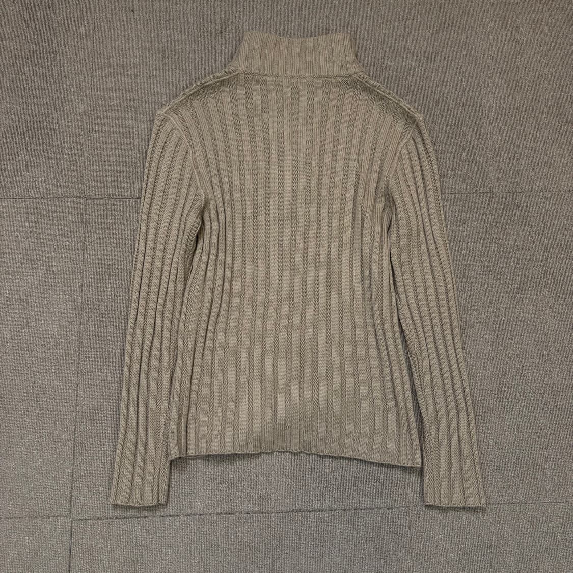 90s ARMANI jeans 알마니 반집업 골지 니트 맨즈  상품이미지6