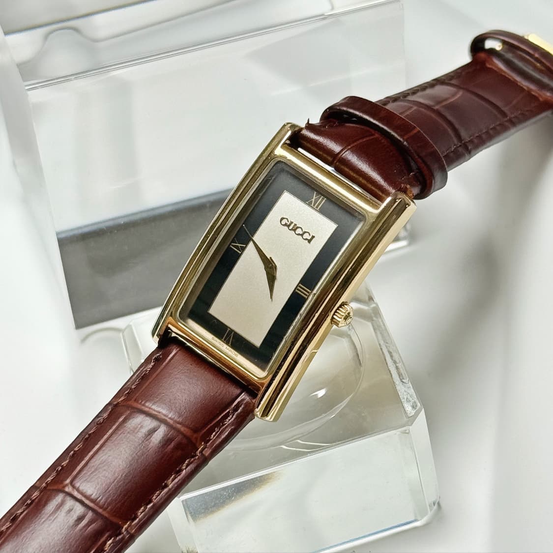 80's90's 구찌 빈티지 스퀘어 탱크 워치 상품이미지1