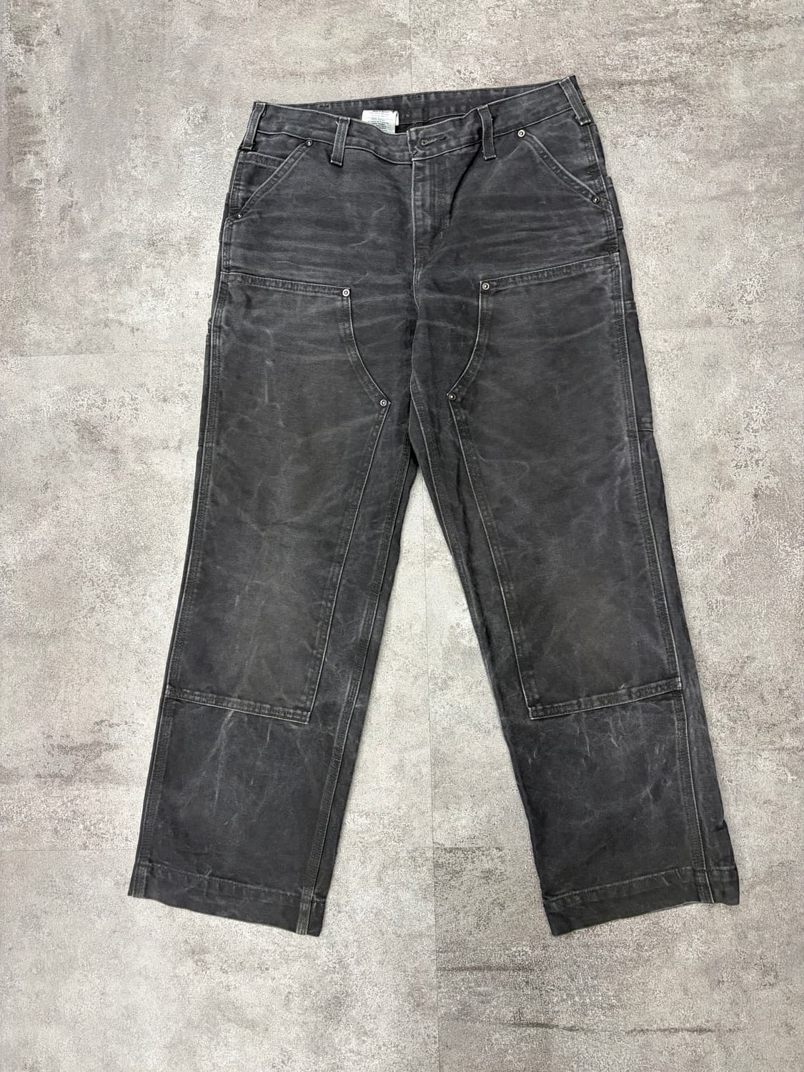 10s 칼하트 더블니 blk 블랙 워크팬츠 상품이미지1