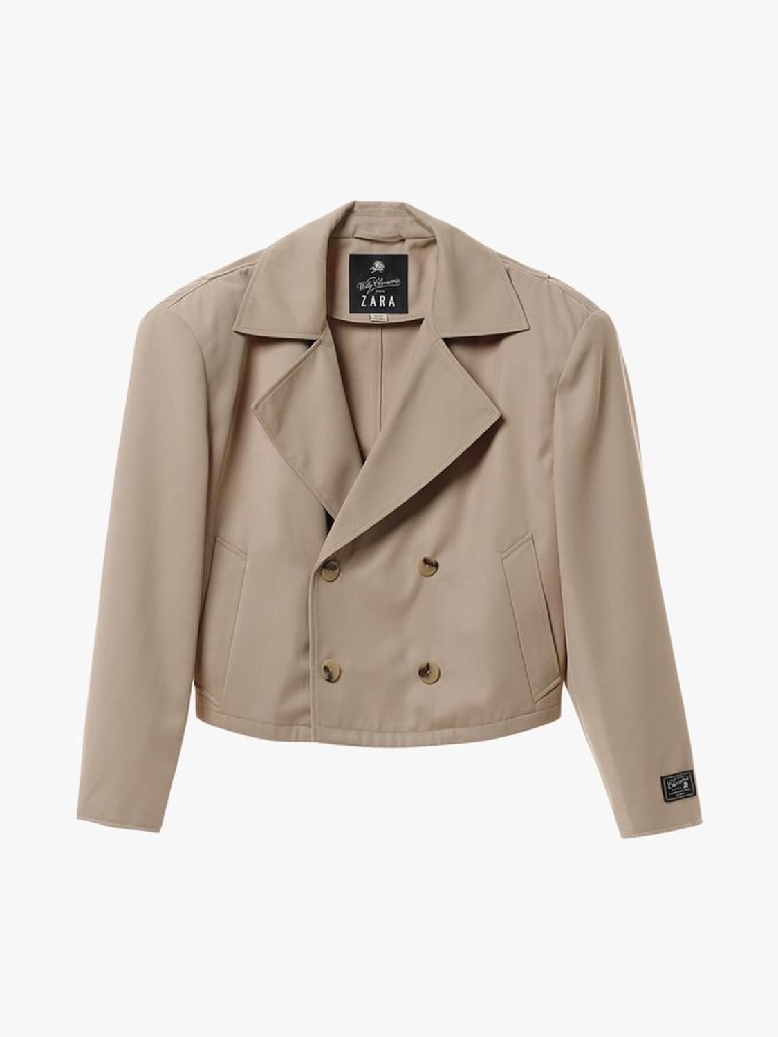 자라 x 윌리 차바리아 숏 박시 트렌치코트 상품이미지1