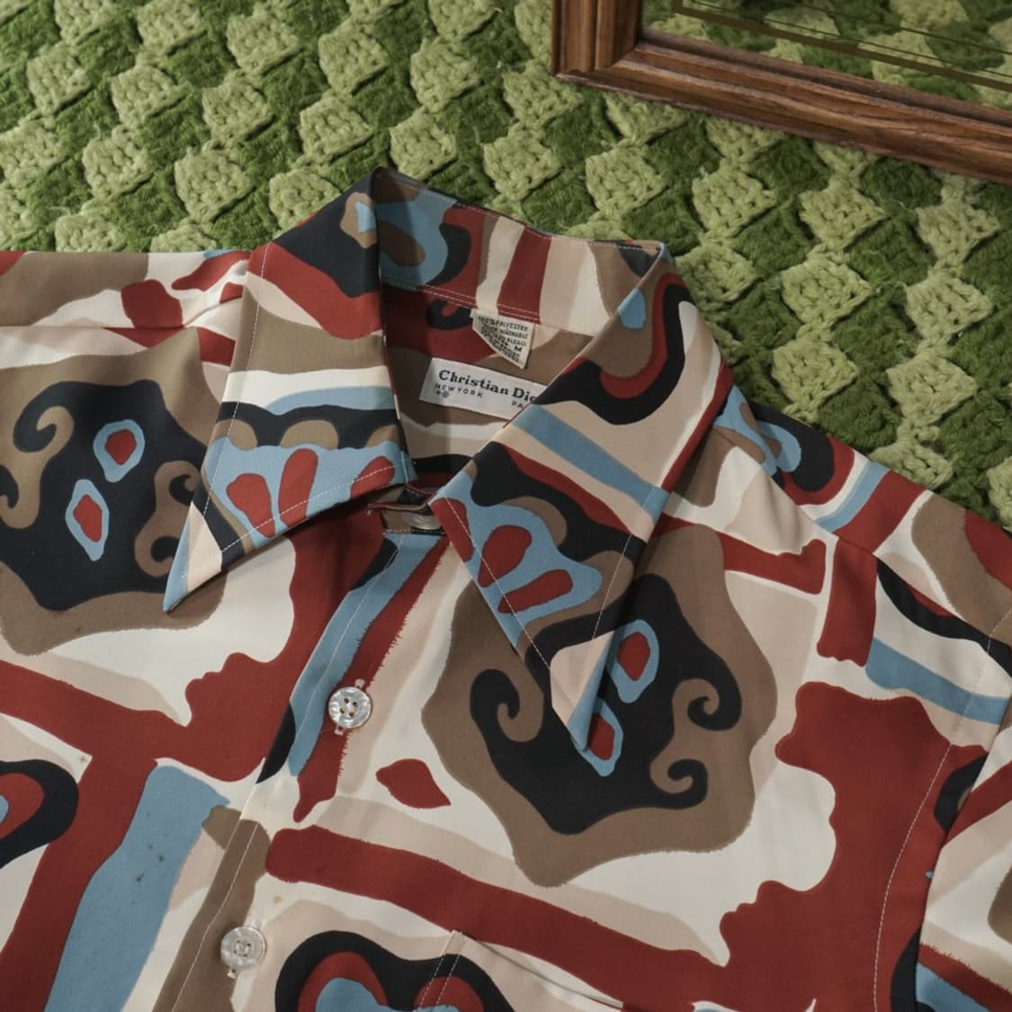 크리스찬 디올 80s 패턴 셔츠 상품이미지5