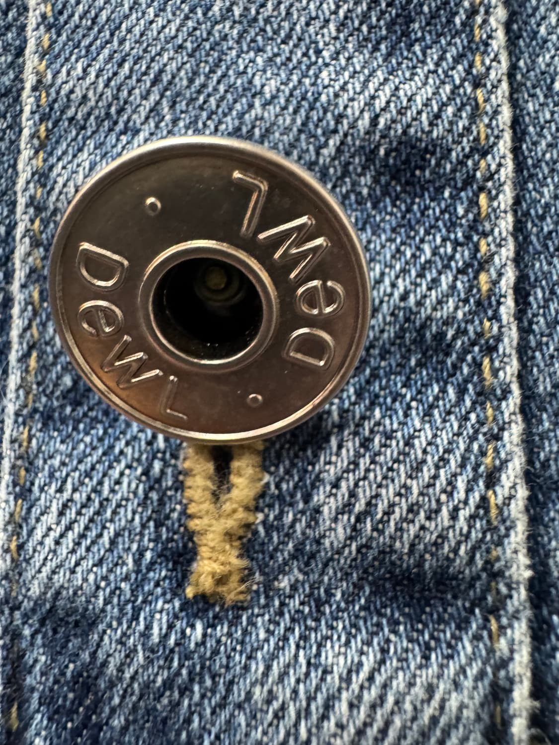 듀엘 스퀘어넥 퍼프 데님 원피스 55(S) 상품이미지3