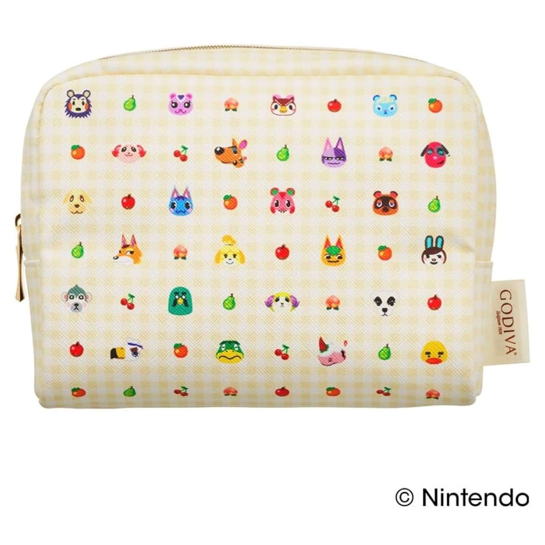 고디바 x 동물의숲 파우치 상품이미지1