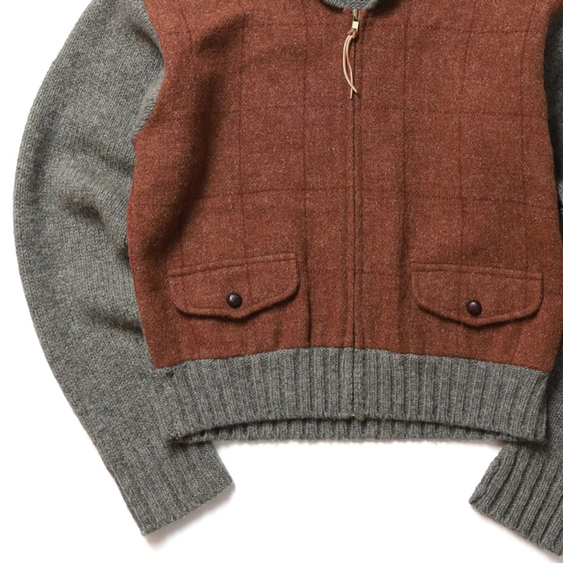 랄프 로렌 80’s Wool Knit Blouson Jacket  상품이미지4