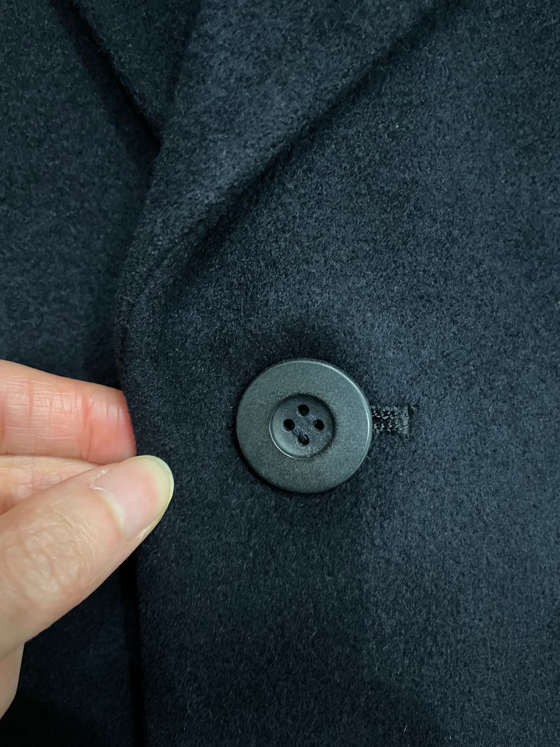 갤럭시 vip 캐시미어 수퍼파인울 골든텍스 롱코트 블랙 상품이미지6