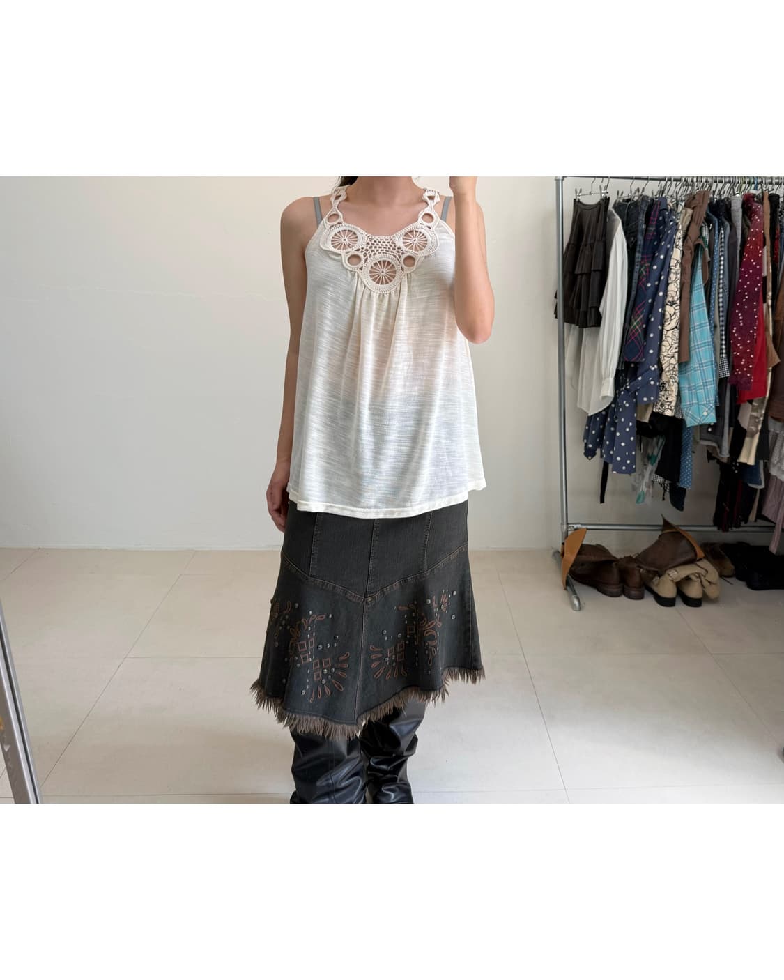 빈티지 슬리브리스 상품이미지4