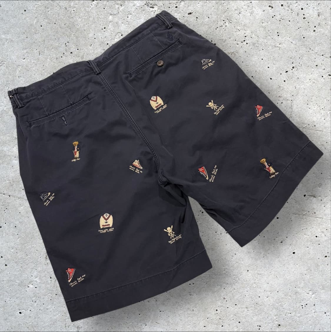 [34] 폴로 랄프로렌 멀티 자수 반바지 네이비 C321 상품이미지2