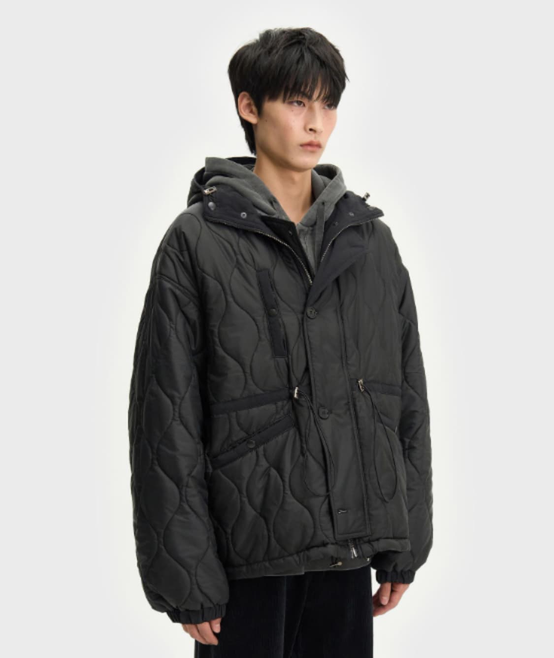 벨리에 가르송 패디드 점퍼 - 블랙 105 상품이미지2