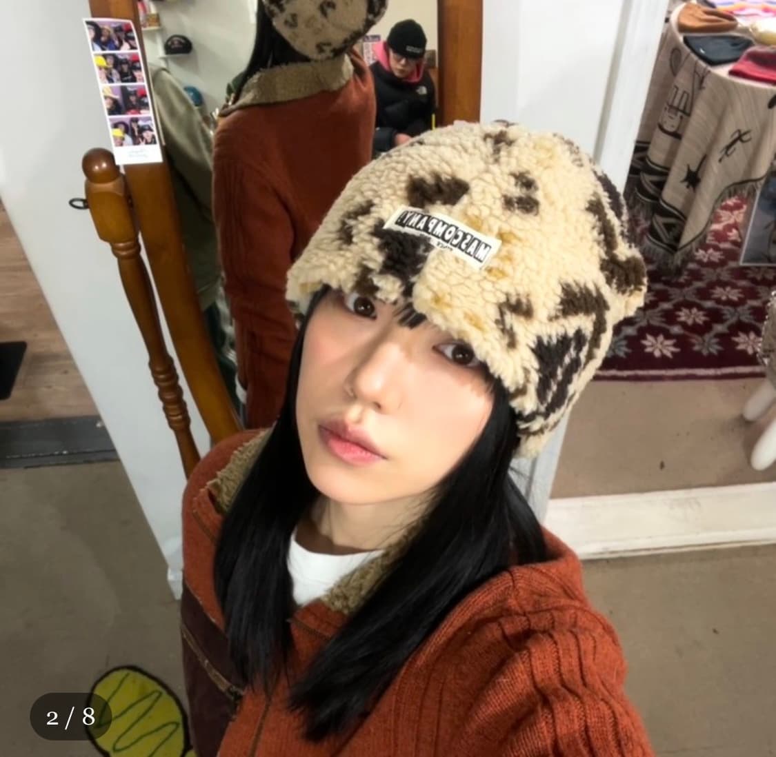 마스컴퍼니 마야덤블 플리스 비니 상품이미지2