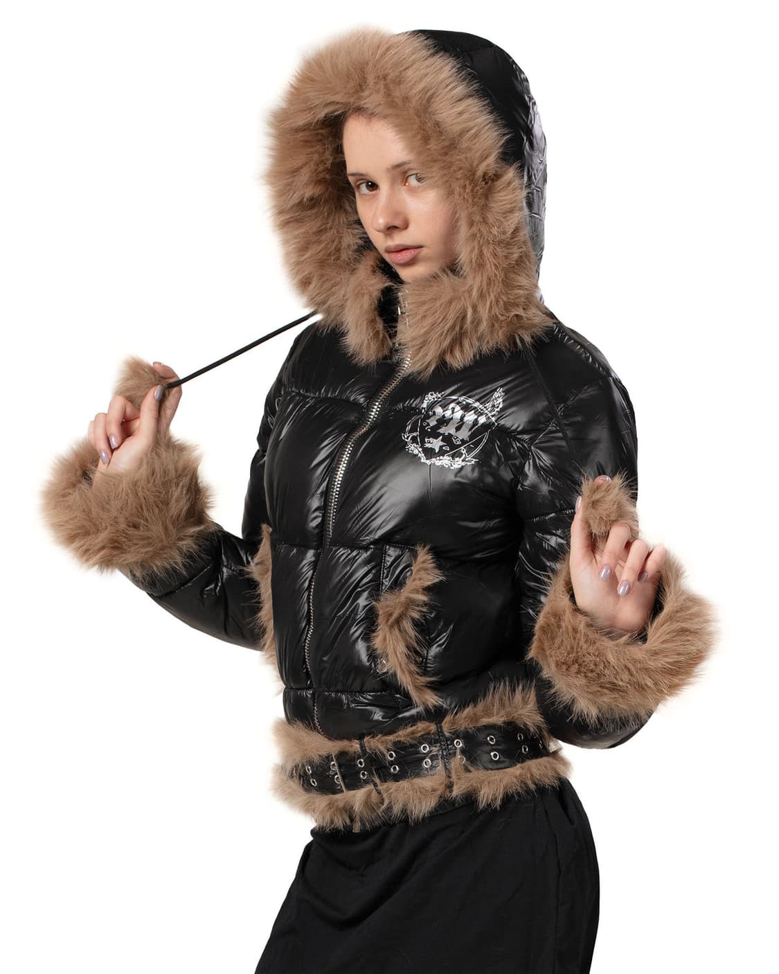 SLIM FURRY PUFFER JACKET 상품이미지4