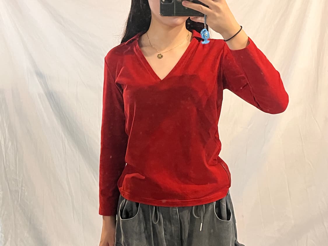 Prada spots v-neck collar knit 상품이미지5