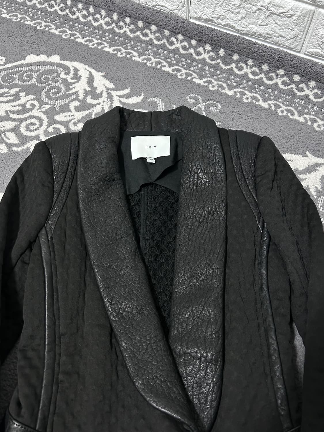 IRO Quilted Leather Gothic Trim Blazer 상품이미지2