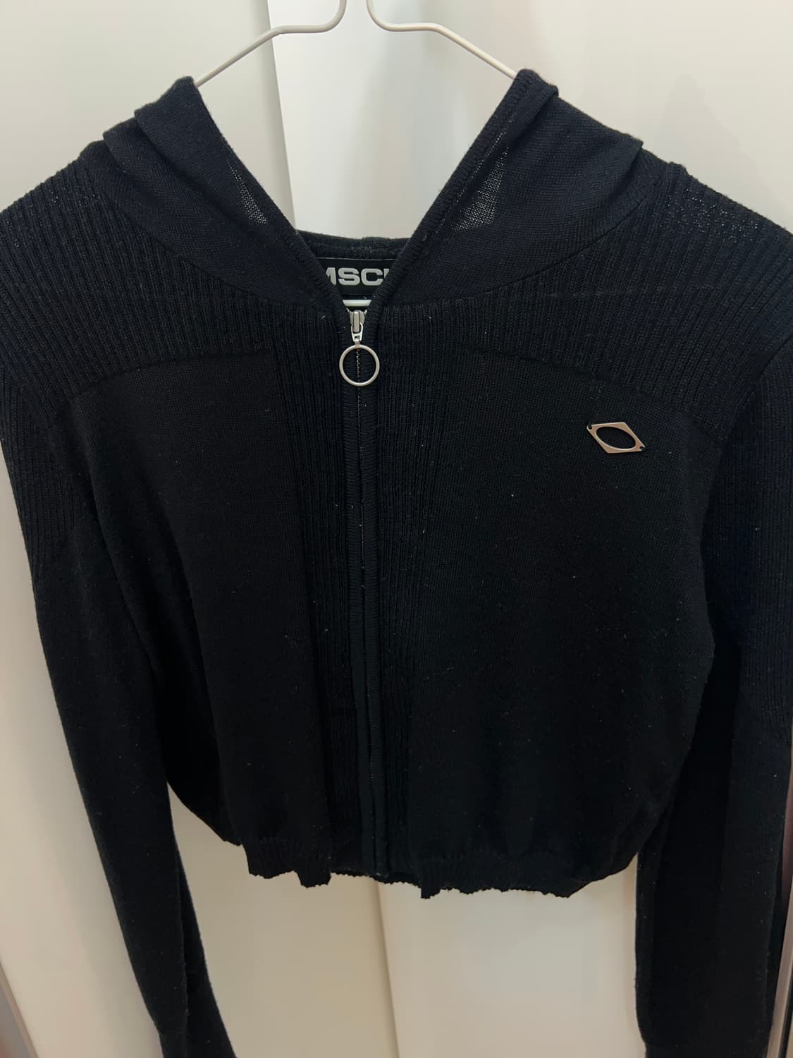 미스치프 니티드 롬버스 후디 블랙 s 상품이미지2