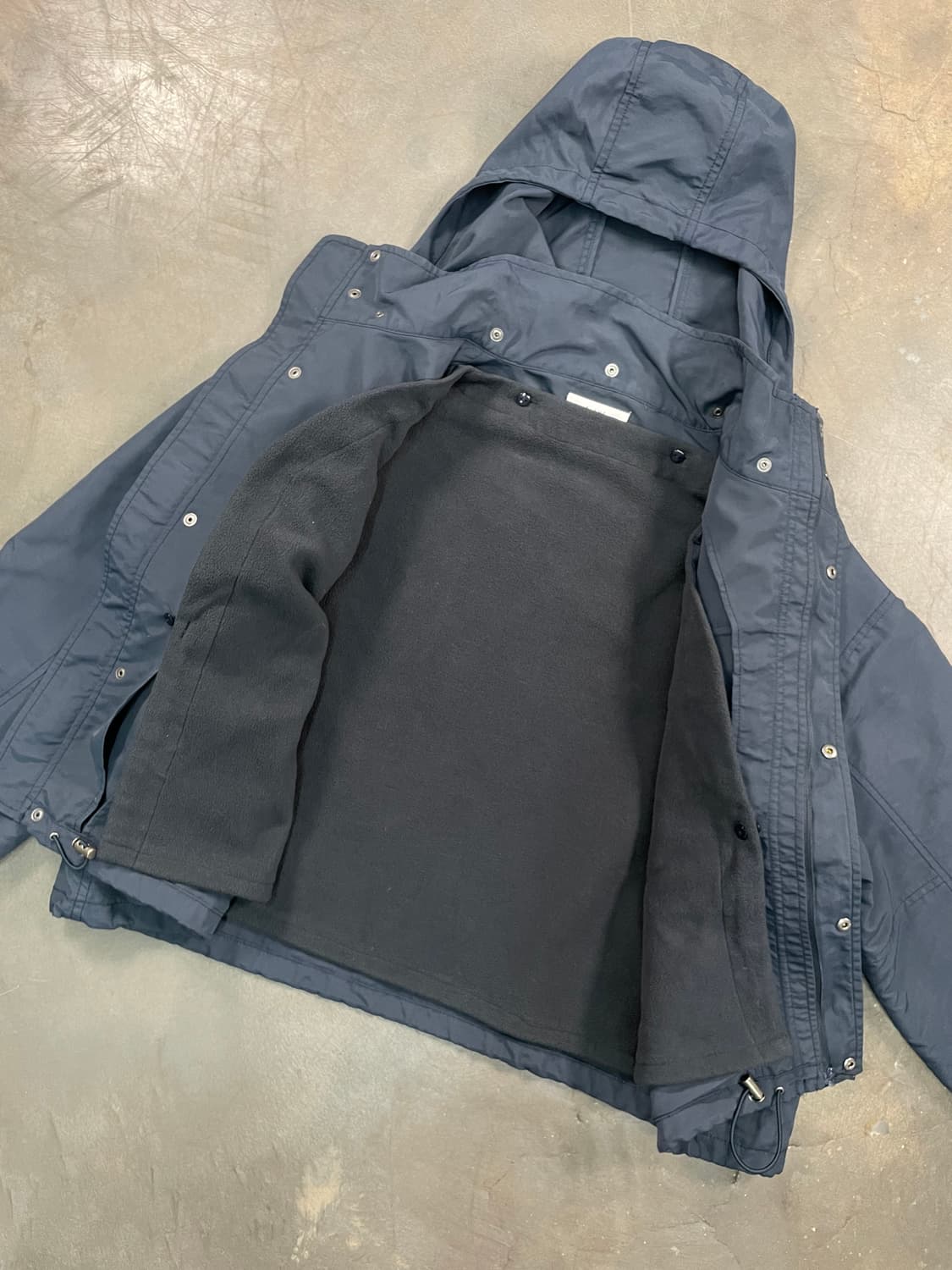 빔즈 크롭 하이넥 후드 자켓 상품이미지4