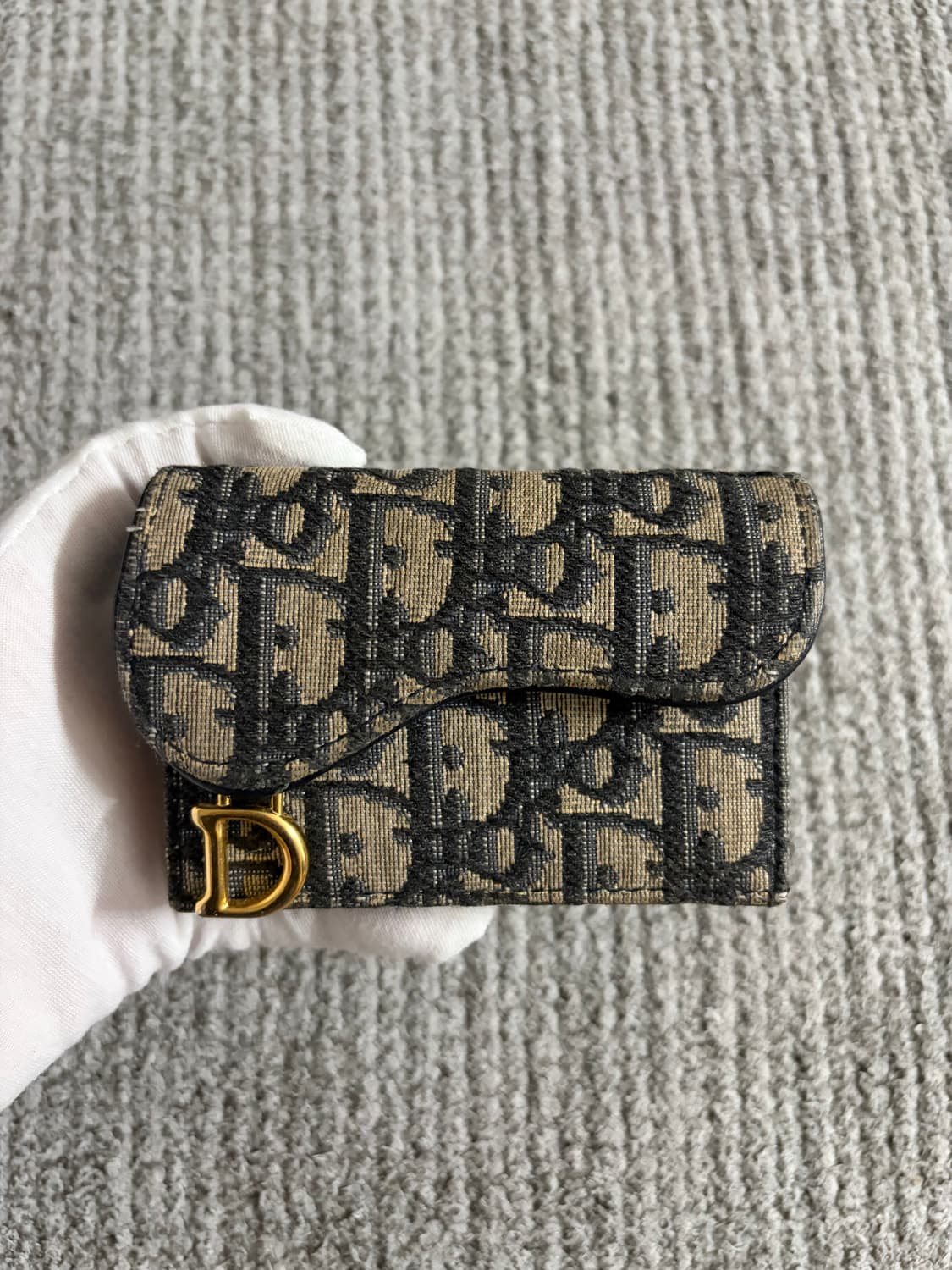 디올 오블리크 새들 카드지갑 상품이미지2