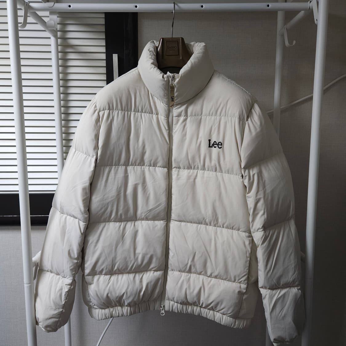 M ) Lee 트위치 로고 남녀공용 다운 숏패딩 상품이미지2