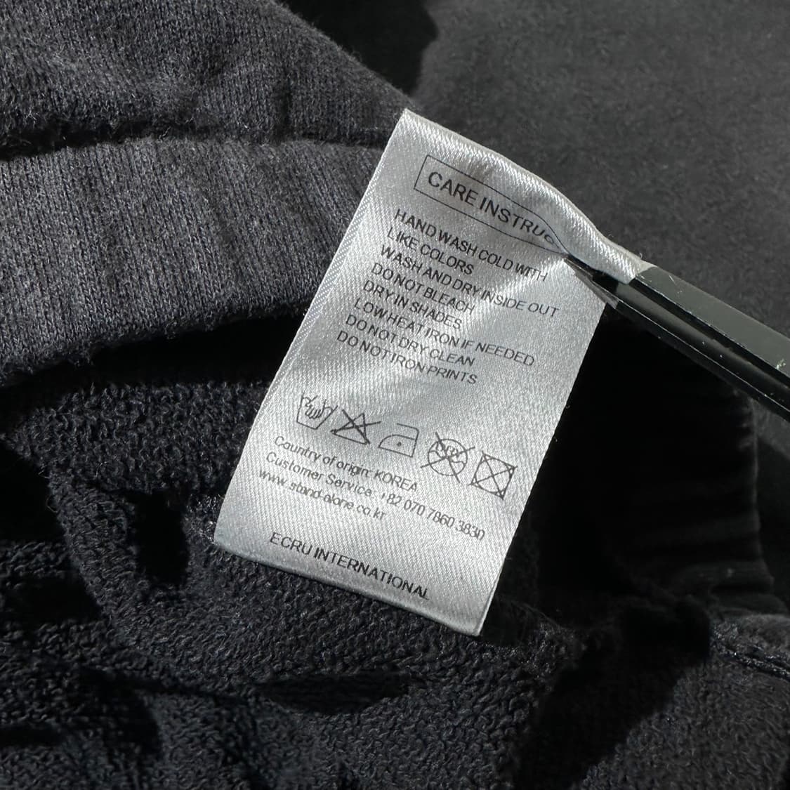 (새상품) 23fw 스탠드얼론 크롭 후드 상품이미지9