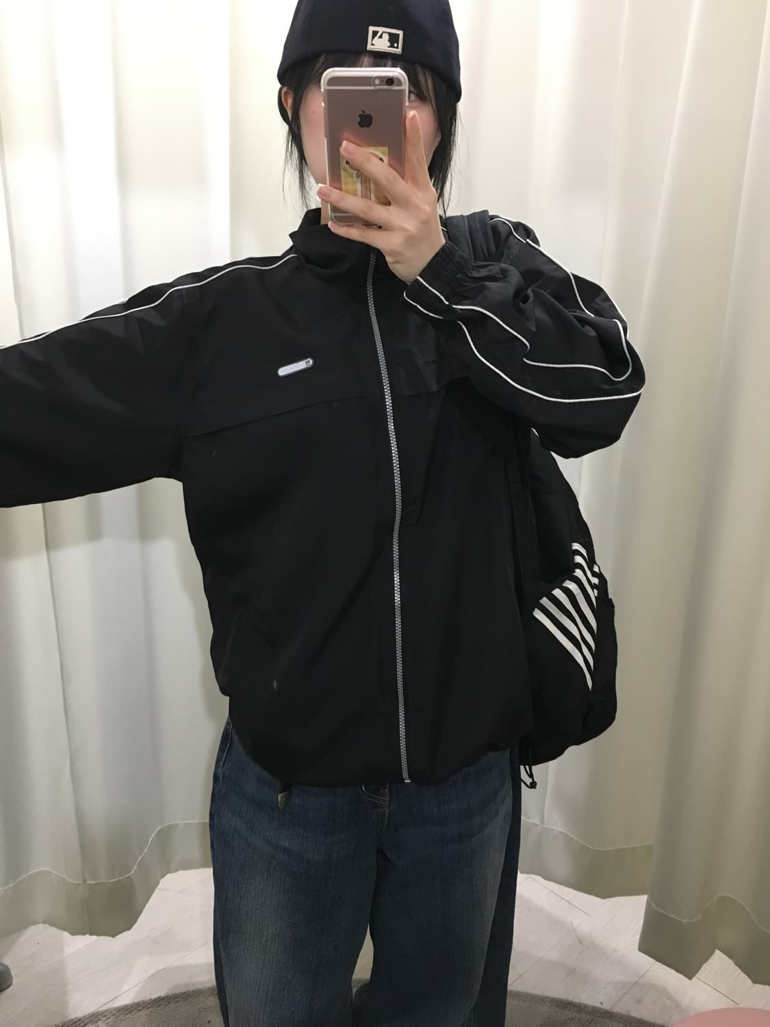 사이드라인 오버핏 바람막이 상품이미지2